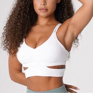 NVGTN Revolve White Sports Bra
